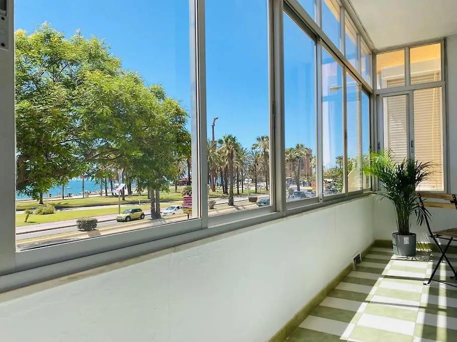 Almirante 1º Linea De Playa Con Parking Apartman Málaga
