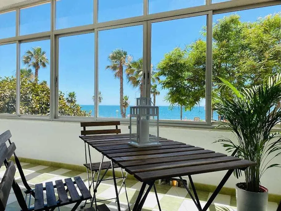 Almirante 1º Linea De Playa Con Parking Apartman Málaga